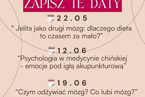„Między neuronauką a medycyną chińską” - nowe live'y na fb Orkiszowe Pola
